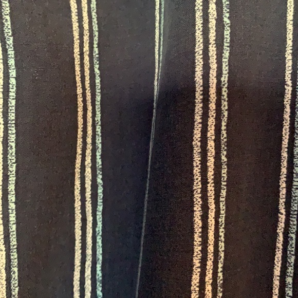 Navy Blue striped romper - Picture 2 of 3